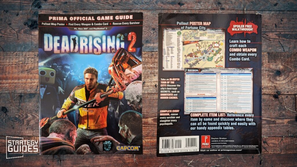 Dead Rising 2 Strategy Guide Front and Back Cover
