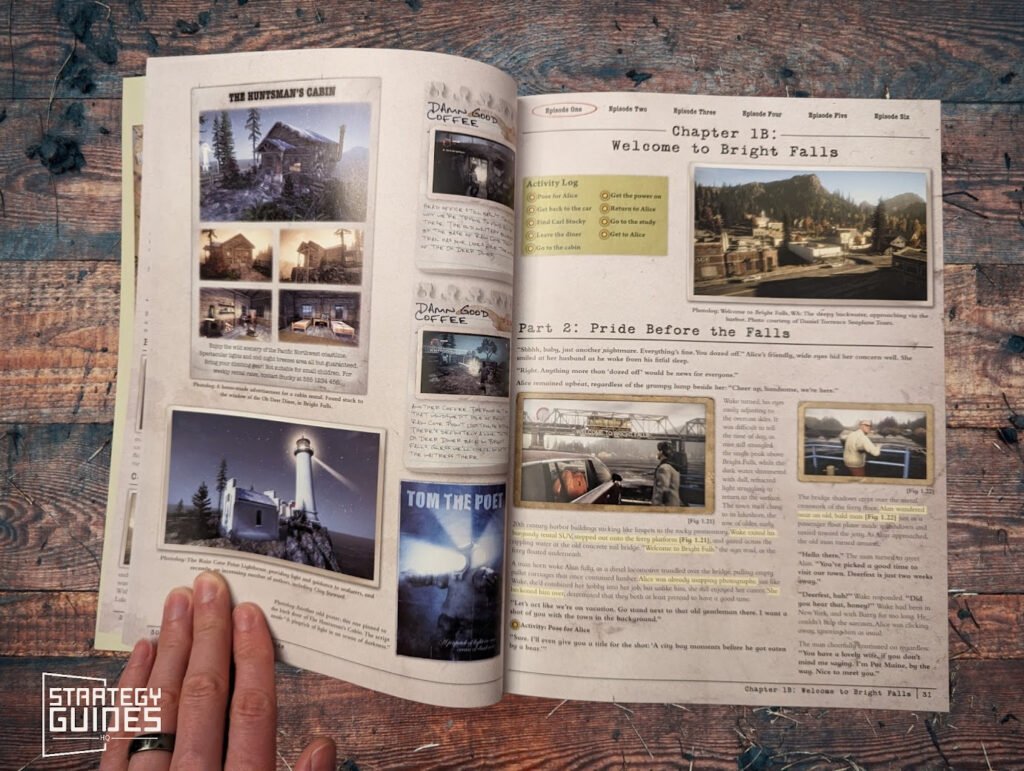 Alan Wake Survival Guide walkthrough detail